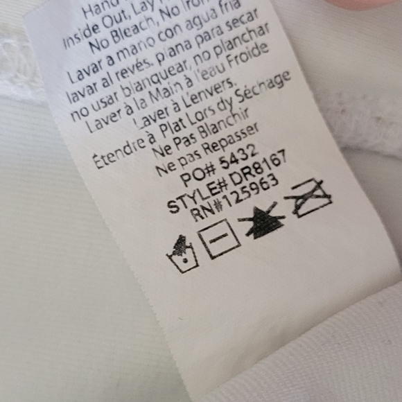 Beyond yoga white with gold specs bra - Picture 5 of 5